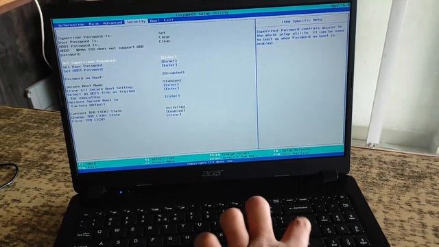 Disable Secure Boot in Acer Laptop смотреть онлайн