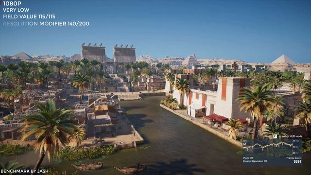 Assassin's Creed: Origins RX 570 4GB RYZEN 3 1200 смотреть онлайн