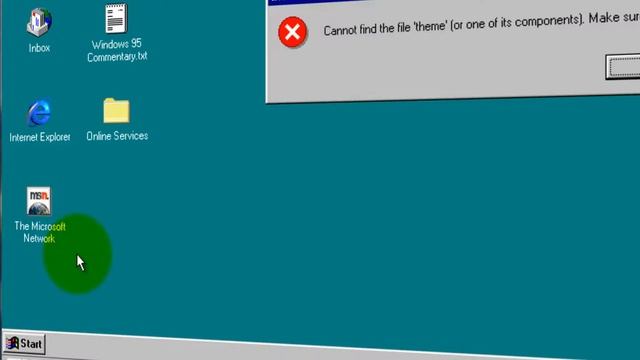 Windows 95 OSR2 with Plus! in Microsoft Virtual PC 2007 смотреть онлайн