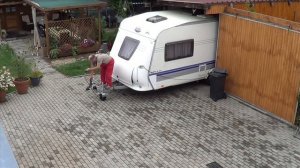 Электрический мувер для кемпера, прицепа - Eco Transporter.  Подкатное мотор колесо #мувер