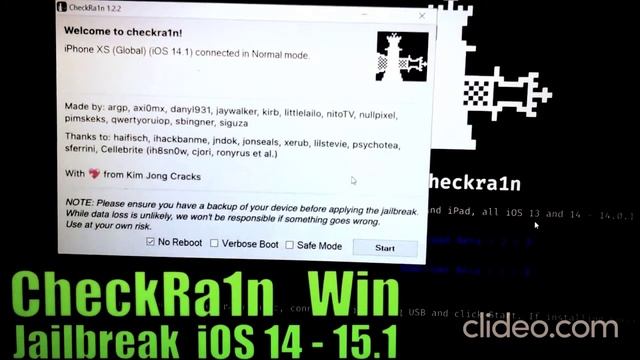 CheckRa1n 0.12.5 {Kim Jong free version} Jailbreak iOs 15 & Old with Windows | New Program смотреть онлайн