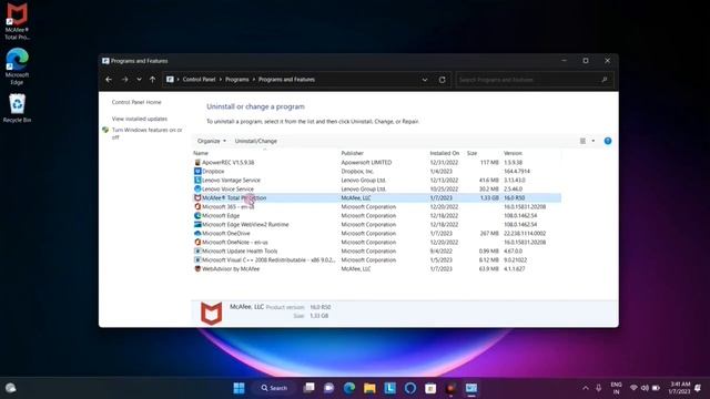 How To Uninstall McAfee Antivirus Windows 10 | Windows 11 смотреть онлайн