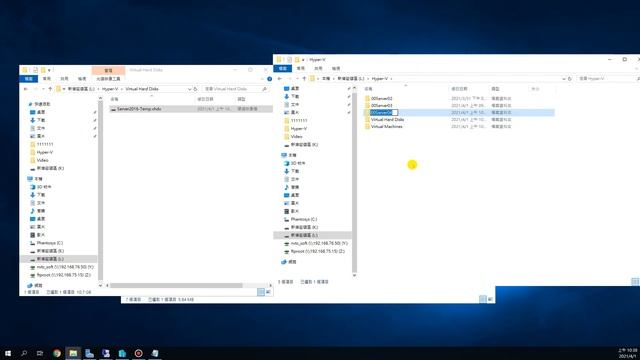 110-1雲端班-Hyper-V-OS初始化後將檔案複製出來再新增虛擬機器 смотреть онлайн