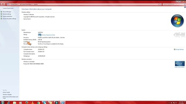 How to view system information on your computer using windows 7 system properties смотреть онлайн