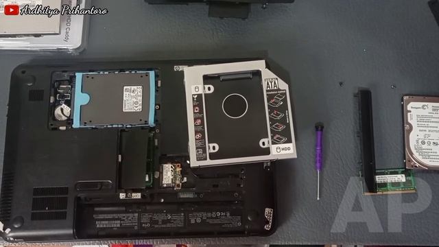 Upgrade Laptop HP 1000 Pasang HDD Caddy dan Tambah RAM смотреть онлайн