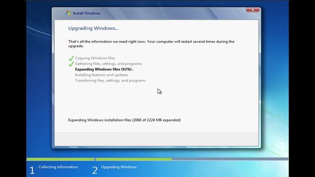 Installing Windows 7 build 7600 RTM смотреть онлайн