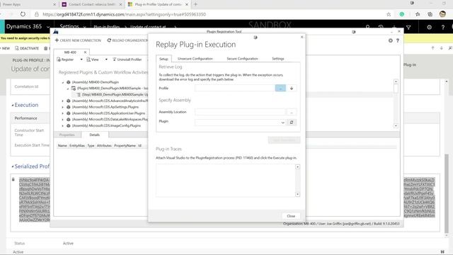 MB-400 Exam Prep: Debugging a C# Plug-in Using the Plug-in Registration Tool смотреть онлайн