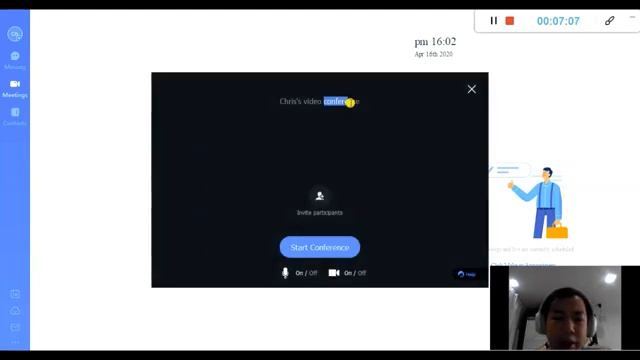 DINGTALK VIDEO CONFERENCE - TUTORIAL AND STEPS смотреть онлайн
