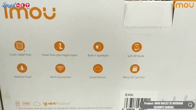 IMOU BULLET 2E F22P 1080P WEATHERPROOF OUTDOOR FULL COLOR - (92939) смотреть онлайн