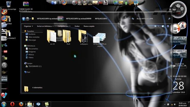 THEMA SEXY GLASS 100% PARA WINDOWS 7 (ORIGINAL) смотреть онлайн