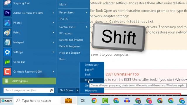 remove eset antivirus completely for windows 7, 10, 11 смотреть онлайн
