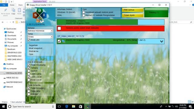 Install Driver Windows 10 64 Dan 32 Bit Menggunakan Snappy Driver