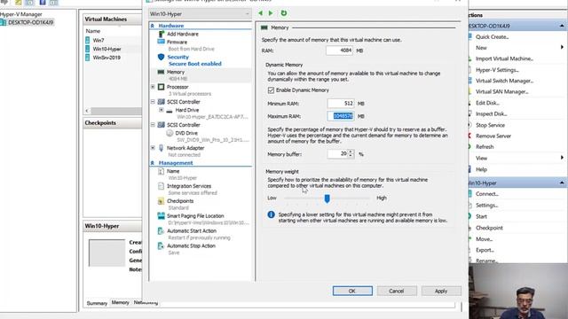 Windows server 2019 Hyper-V setup | Virtual machine all settings in Hindi | Urdu смотреть онлайн