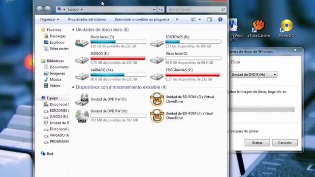 Windows: Aprende rapido a grabar una imagen iso sin programas. смотреть онлайн