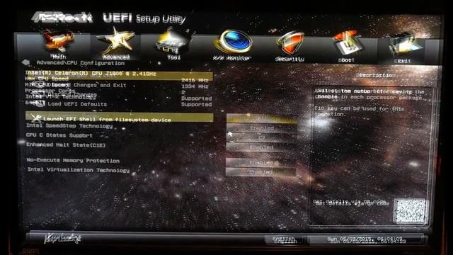 bios ASRock D1800B ITX смотреть онлайн