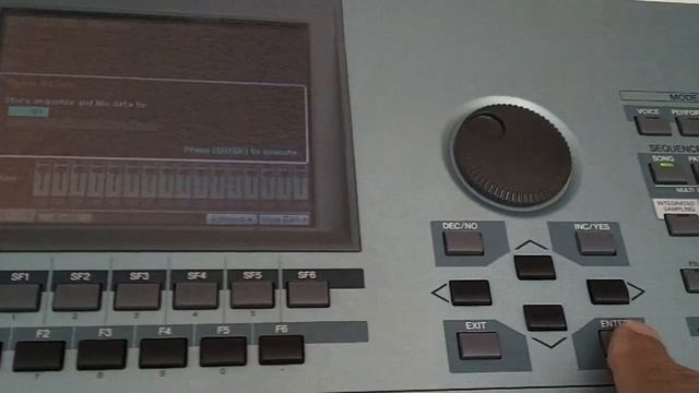 Roland Fantom G Motif Sequence