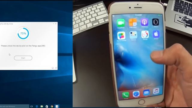 How to jailbreak iOS 9.0.x PanGu on Windows смотреть онлайн