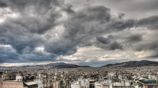 Athens view from my window - timelapse HD смотреть онлайн