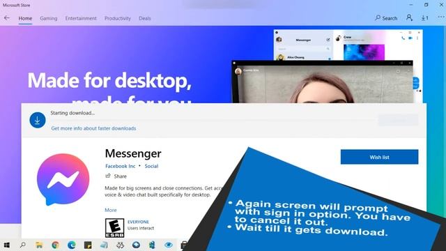 How To Download Facebook Messenger Desktop In Windows смотреть онлайн