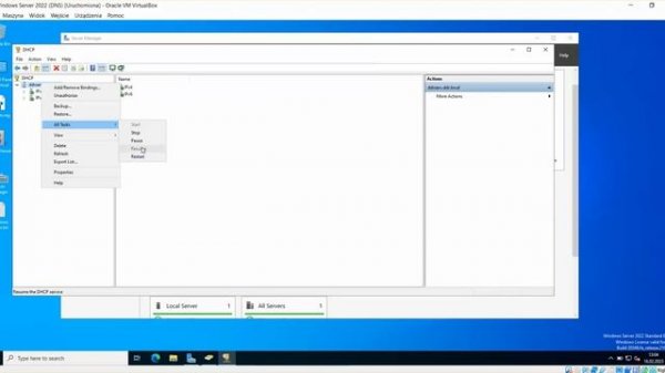 Windows Server 2022 - DHCP + Setting Up Time Server , adding workstations to domain