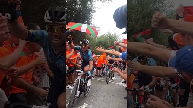 El TOUR DE FRANCE y Mark Cavendish disfrutando de la afición #ciclismo #cycling #bike #tour #bilbao смотреть онлайн