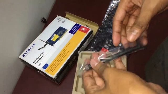 Netgear WG311 PCI Wi-Fi Adapter Unboxing смотреть онлайн