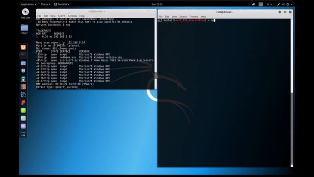 Hack Windows 7/2008 Remotely with Eternalblue(MS17-010) смотреть онлайн