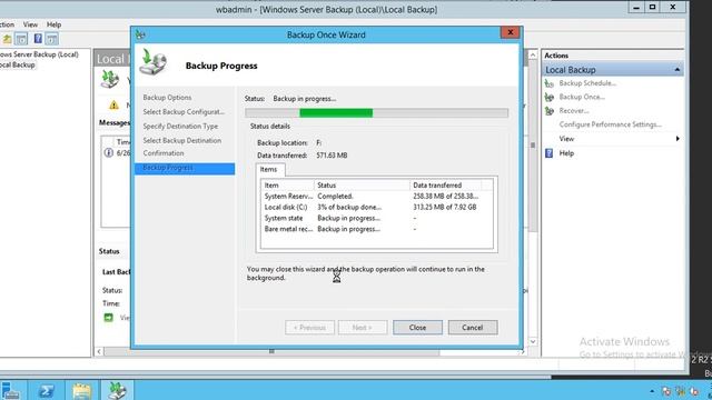 Membackup Full Server Windows Server 2012R2 смотреть онлайн