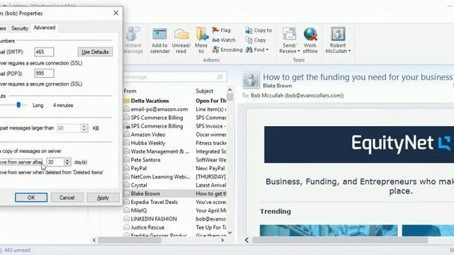 Windows Live Mail settings смотреть онлайн