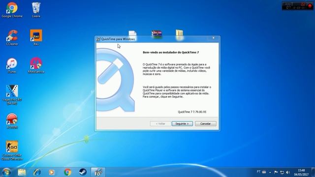 Como baixar e instalar o Quick Time para windows (ATUALIZADO 05/2017) смотреть онлайн