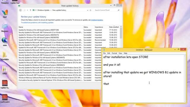 FIX Windows 8.1 GA upgrade download not working from Windows 8 Store. смотреть онлайн