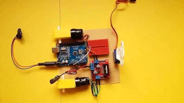 How to Make Arduino Obstacle Avoiding Robot with L298N H-Bridge Motor Driver смотреть онлайн