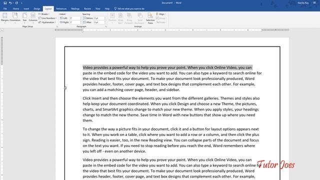 Margins in Microsoft Office Word Tamil |Layout Menu | COA | TNDTE | DOTE смотреть онлайн