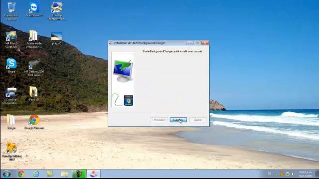 Tutorial para cambiar el fondo de pantalla de Windows 7 Starter (FUNCIONA) смотреть онлайн