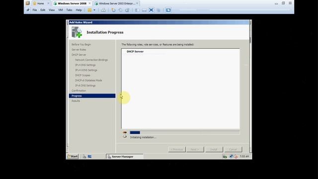 Cai DHCP tren win server 2008 смотреть онлайн