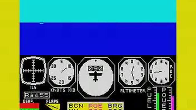 ZX Spectrum Flight Simulation 48K Game смотреть онлайн