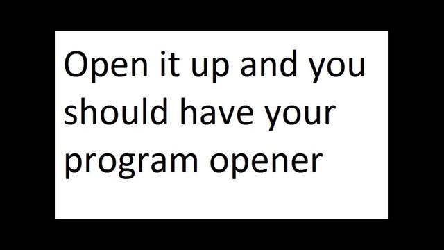 VBS Program Opener смотреть онлайн