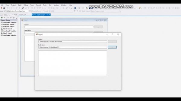 C# FolderBrowserDialog In Windows Forms Application