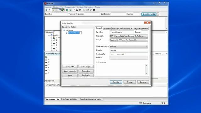Instalación y configuración de Filezilla (Gestor FTP) смотреть онлайн