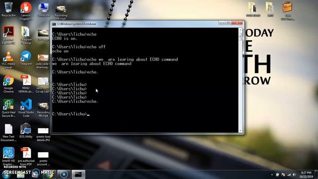 vdo-10 windows echo command смотреть онлайн