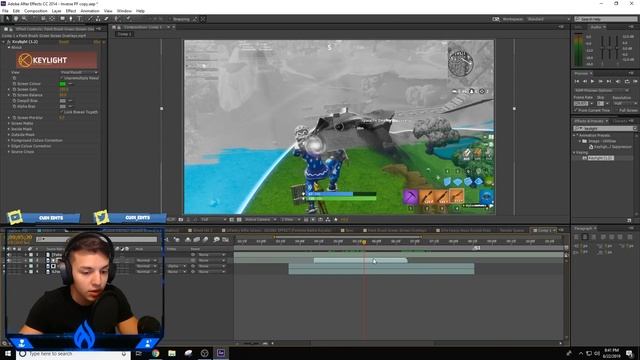 Paint Brush Masking Effect - After Effects Tutorial (How To Make A Montage #7) смотреть онлайн