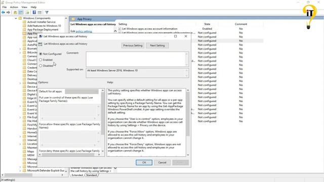 Disable Windows Privacy Settings in Group Policy, Account Info, Camera, Location, Microphone, Calls смотреть онлайн