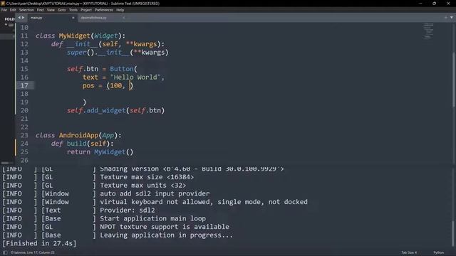 KIVY TUTORIAL | PART 2 : CONTAINER смотреть онлайн