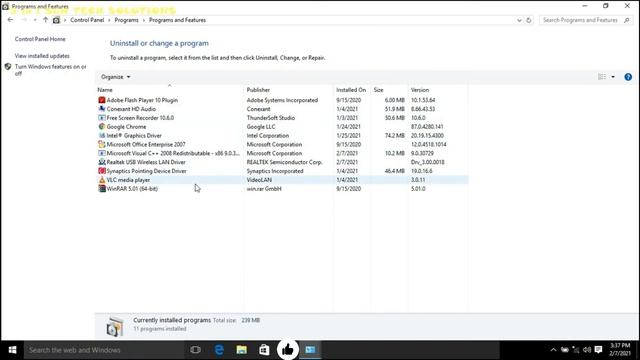 How to uninstall software any windows in Telugu | Remove | Delete | 3in1 S&H TECH SOLUTIONS | смотреть онлайн