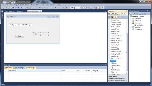 C#.Net Tutorial 23 - GUI - Dates, Track Bars, and Menu Strips смотреть онлайн