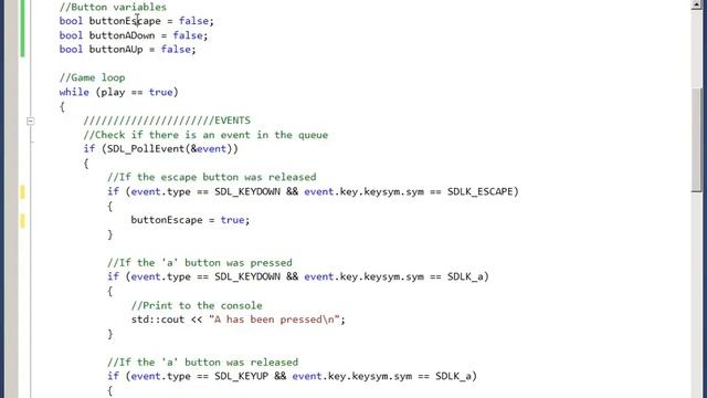 Abandoned C++ (SDL) course (5/7) - State based event system смотреть онлайн