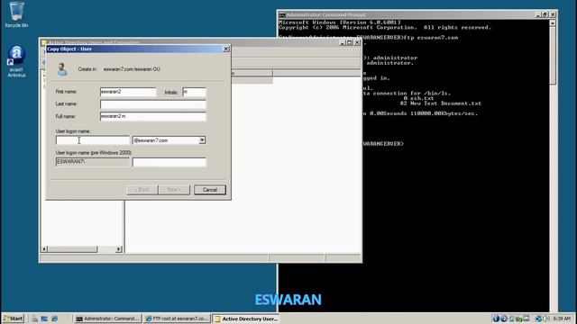 windows server 2008 IIS FTP configuration(ESWARAN) смотреть онлайн