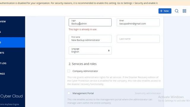 How to Create Additional/Backup Administrator User For Acronis Cyber Protection смотреть онлайн
