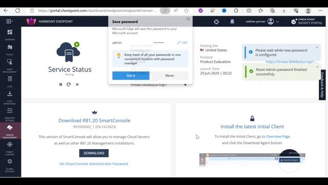 Checkpoint Firewall Harmony Endpoint configuration смотреть онлайн