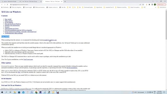 1- How To Install TeX Live On Windows